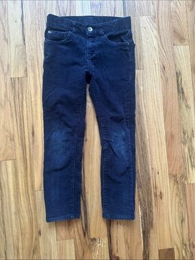 Dark Navy Corduroy Skinny Pants